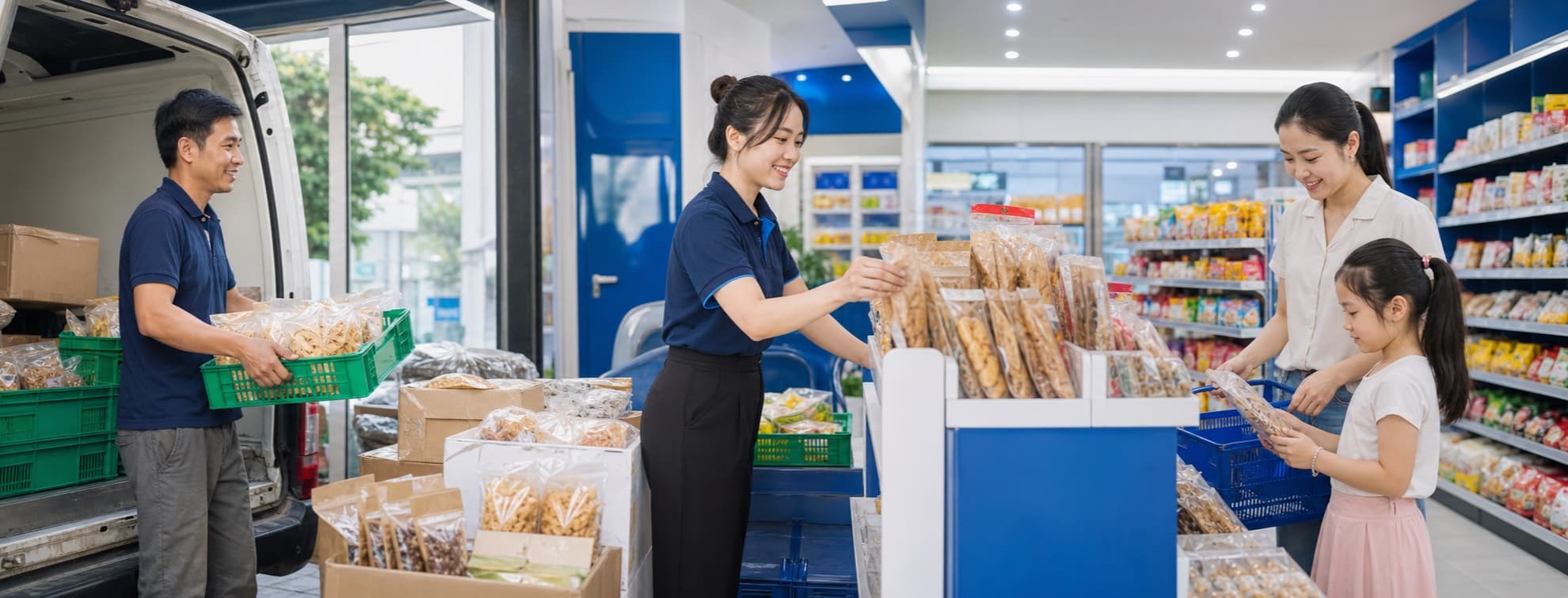 Nhà sản xuất, nhà bán hàng và người mua cùng kết nối trong hệ sinh thái MFC Market
