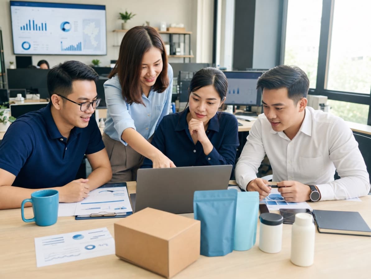 Không gian làm việc của đội ngũ văn phòng MFC Market