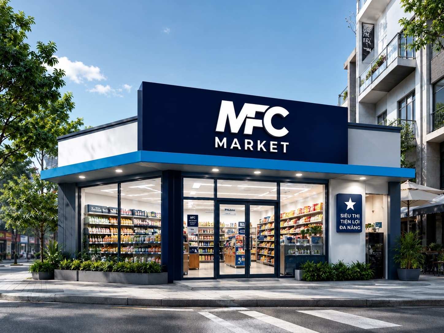 Mặt tiền MFC Market 1 sao