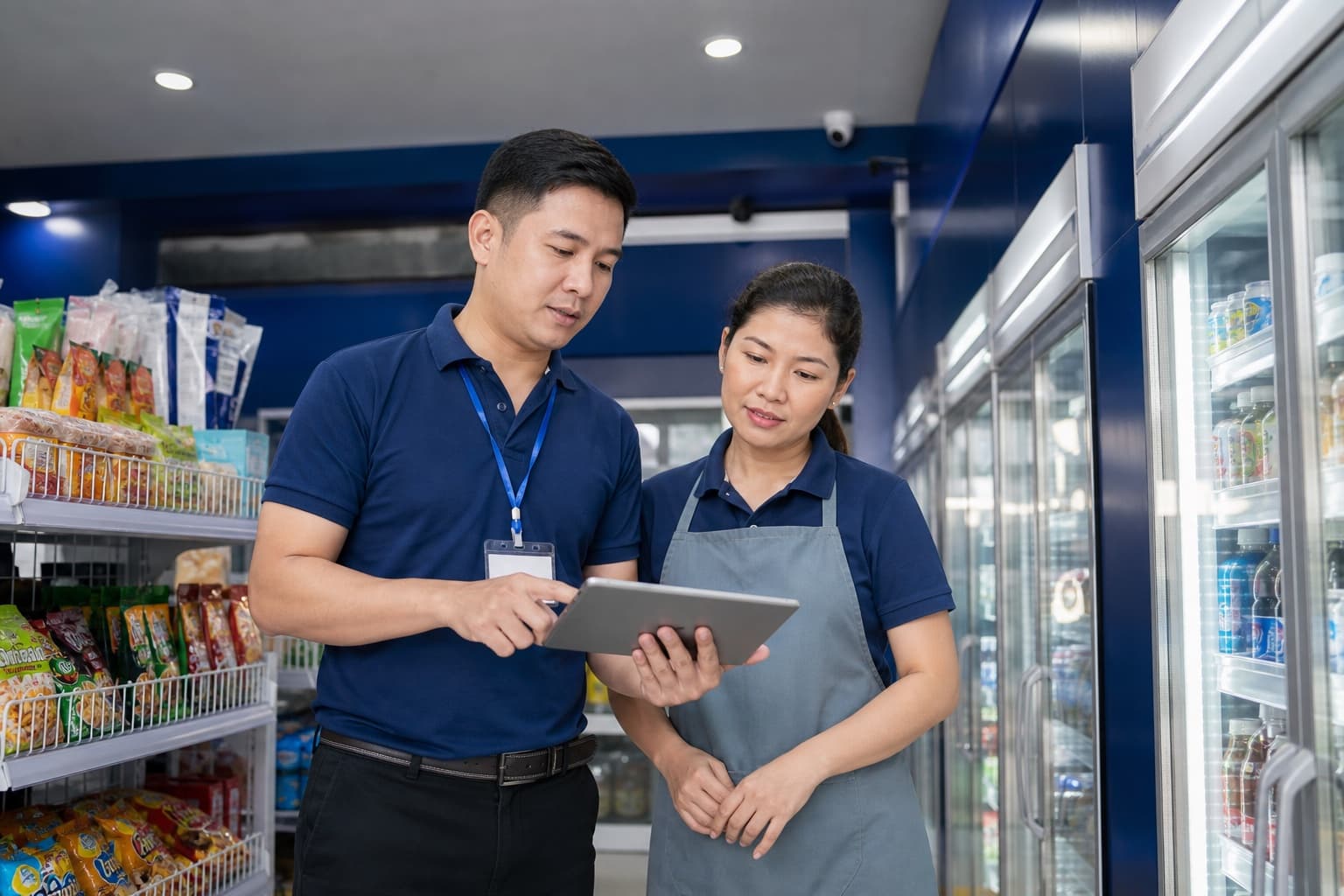 Đội ngũ theo dõi dữ liệu tồn kho và vận hành